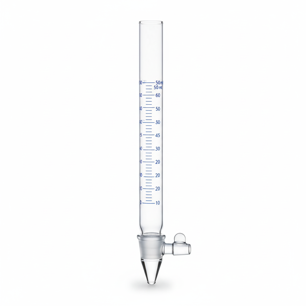 Burette with Straight Bore Glass Key Stopcock