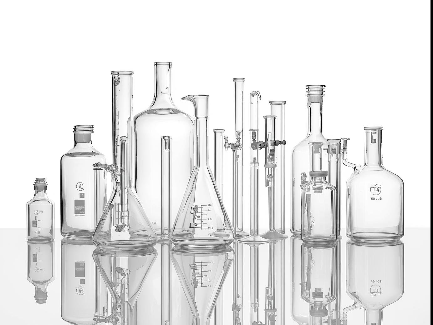 Borosilicate laboratory bottles and apparatus by Rudra Exporters bulk supplier