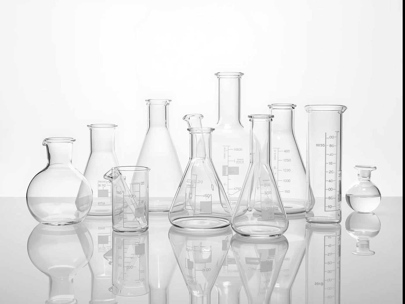 Borosilicate laboratory flasks by Rudra Exporters manufacturer India